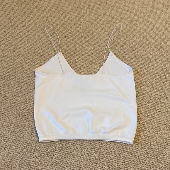 Free People White Cropped Camisole - Picture 2 of 4